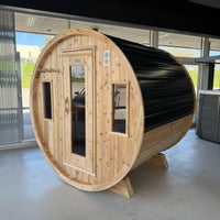 6' Red Cedar Panoramic Barrel Sauna - alternate view 4