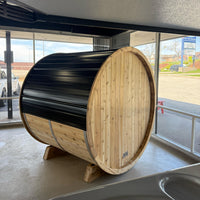 6' Red Cedar Panoramic Barrel Sauna - alternate view 5