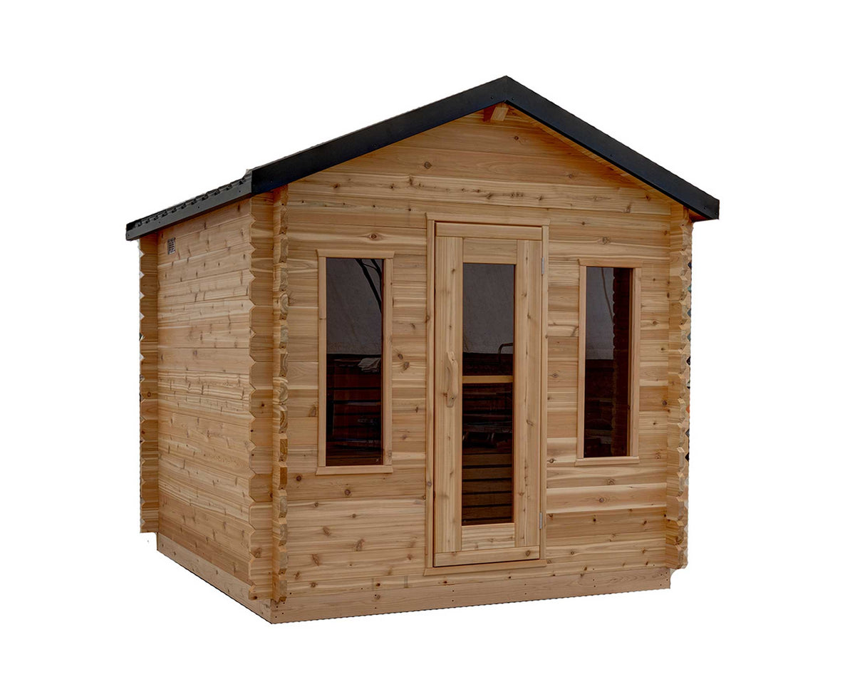 8' Red Cedar Classic Cabin Sauna