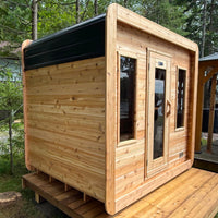 8' Red Cedar Cube Sauna - alternate view 3