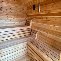 8' Red Cedar Classic Cabin Sauna - alternate view 7