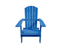 Blue Muskoka Chair - Premium Resin Folding - alternate view 2