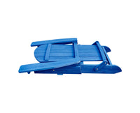 Blue Muskoka Chair - Premium Resin Folding - alternate view 4