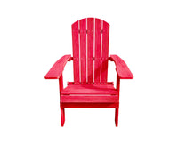 Red Muskoka Chair - Premium Resin Folding - alternate view 2