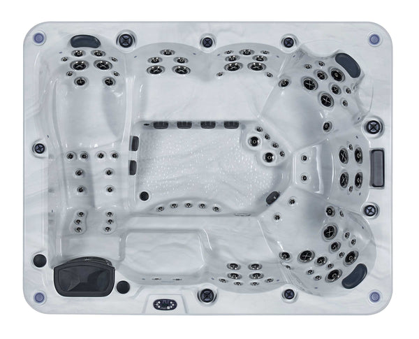 Laurentian II - 8-Person Hot Tub - shown in place