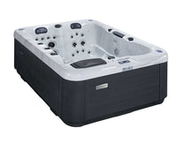Moraine II - 2-Person Hot Tub - side view, shown in place