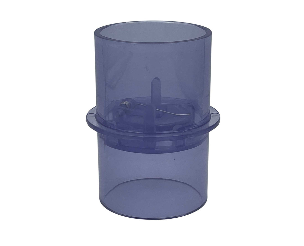 Clear 2 inch skimmer check valve
