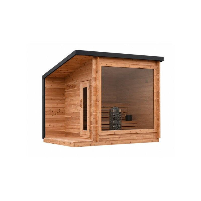 Modern Panoramic Saunas at Moonlight Sauna & Wellness